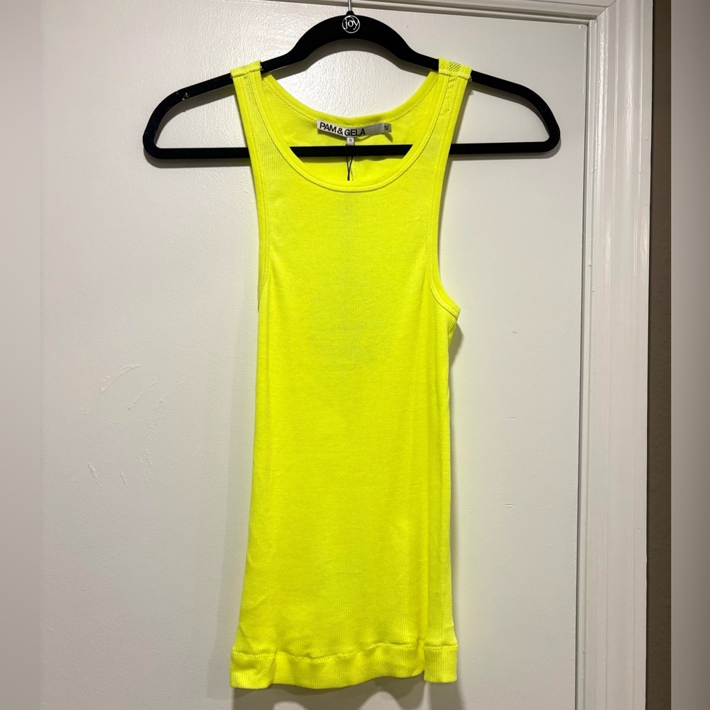 PAM & GELA Skinny Rib Tank Size Small